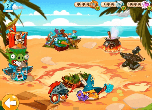 Взлом Angry Birds Epic. ЧИТ на золото и кристаллы.