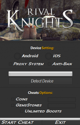 Rival Knights (Непобедимый рыцарь). Читы на золото и усилители(бустера).