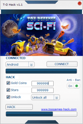 Toy Defense 4: Sci-Fi (Солдатики Звездный десант). Чит на золото и звезды.