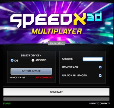 Чит на SpeedX 3D Чит на SpeedX 3D