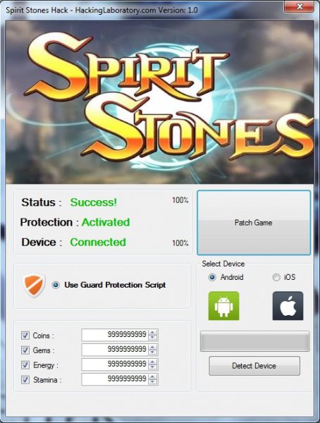 Чит на Spirit Stones