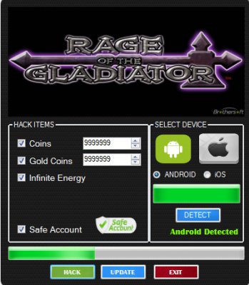 ВЗЛОМ Rage of the Gladiator. ЧИТ на монеты, золото и энергию. ВЗЛОМ Rage of the Gladiator. ЧИТ на монеты, золото и энергию.