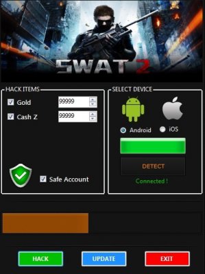 ВЗЛОМ SWAT 2. ЧИТ на золото и деньги.