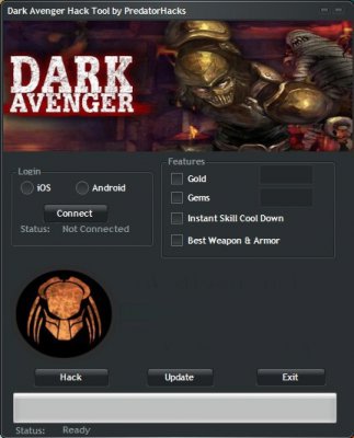 ВЗЛОМ Dark Avenger. ЧИТ на золото, кристаллы, предметы.