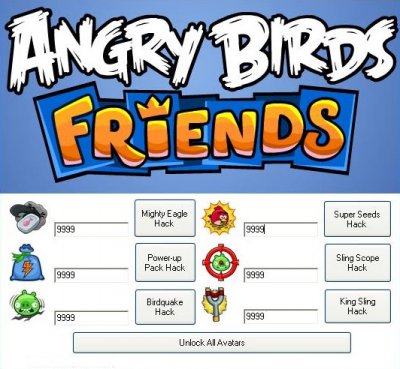 ВЗЛОМ Angry Birds Friends. ЧИТ на оружие.