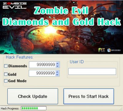 ВЗЛОМ Zombie Evil. ЧИТ на золото и алмазы.