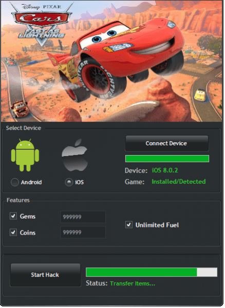 ВЗЛОМ Тачки: Быстрые как Молния. ЧИТ на монеты и кристаллы.