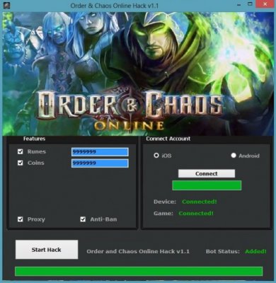 ВЗЛОМ Order & Chaos Online(Войны хаоса и порядка онлайн). ЧИТ на монеты и руны. ВЗЛОМ Order & Chaos Online(Войны хаоса и порядка онлайн). ЧИТ на монеты и руны.