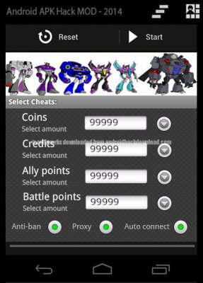 ВЗЛОМ TRANSFORMERS. ЧИТ на деньги и кристаллы. ВЗЛОМ TRANSFORMERS. ЧИТ на деньги и кристаллы.