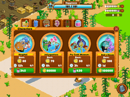 ВЗЛОМ SpongeBob Moves In. ЧИТ на золотые монеты.