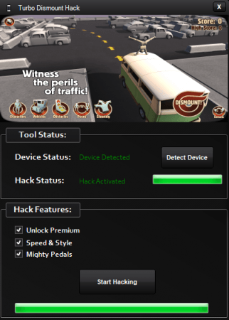 ВЗЛОМ Turbo Dismount™. Чит для открытия премиум аккаунта.