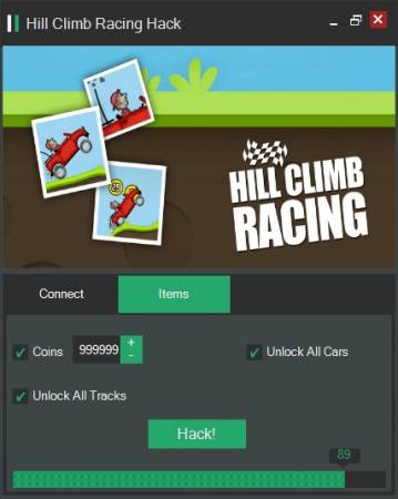 Взломанный Hill Climb Racing