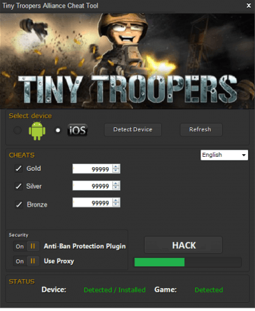 ВЗЛОМ Tiny Troopers. ЧИТ на золото и серебро.