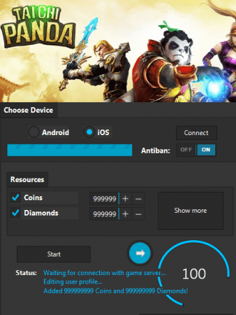 ВЗЛОМ Taichi Panda. ЧИТ на золотые монеты и кристаллы.