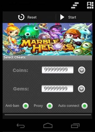 ВЗЛОМ Marble Heroes. ЧИТ на золотые монеты и кристаллы.