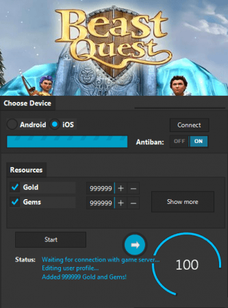 ВЗЛОМ Beast Quest. ЧИТ на ресурсы.