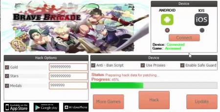 ЧИТ Brave Brigade: Hero Summoner. ВЗЛОМ на ресурсы.