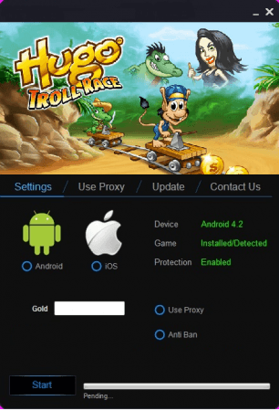 ЧИТ Hugo Troll Race. ВЗЛОМ на золото.