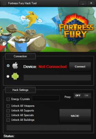 ВЗЛОМ Fortress Fury. ЧИТ на кристаллы.