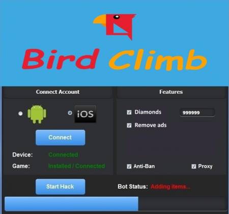 ВЗЛОМ Bird Climb - Птичий подъем. ЧИТ на алмазы.