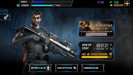 ВЗЛОМ TERMINATOR GENISYS: REVOLUTION. ЧИТ на золото, деньги и патроны.