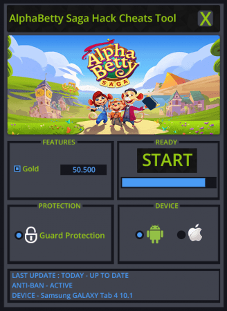 ВЗЛОМ AlphaBetty Saga. ЧИТ на подсказки.