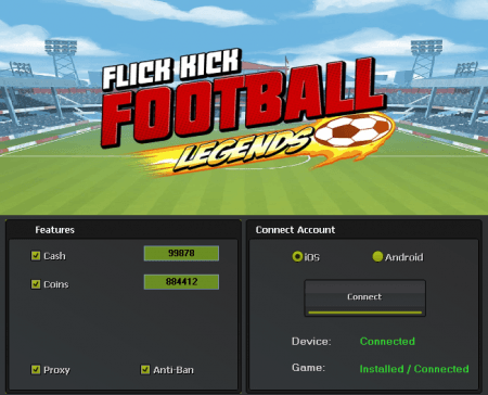 ВЗЛОМ Flick Kick Football Legends. ЧИТ на монетки и деньги.