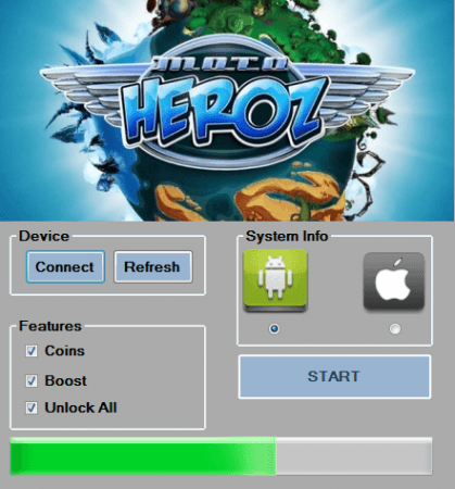 ВЗЛОМ MotoHeroz. ЧИТ на монетки.