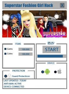 ВЗЛОМ Superstar Fashion Girl. ЧИТ на кристаллы и монетки.