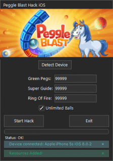 ВЗЛОМ Peggle Blast. ЧИТ на ресурсы, кольцо огня, зеленые колышки.