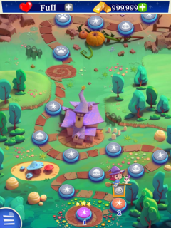 ВЗЛОМ Bubble Witch Saga 2. ЧИТ на золотые слидки, жизни.	