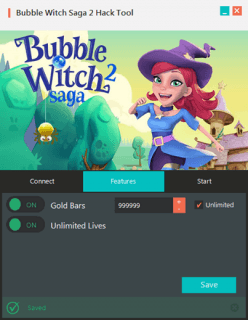ВЗЛОМ Bubble Witch Saga 2. ЧИТ на золотые слидки, жизни.	