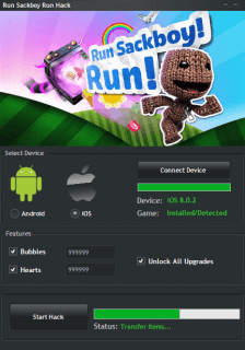 ВЗЛОМ Run Sackboy! Run! ЧИТ на шары, сердца.
