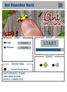 ВЗЛОМ Ant Smasher - Убийца Муравьев. ЧИТ на золото, ресурсы.	