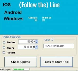 ВЗЛОМ Follow The Line. ЧИТ на метры, скорость.