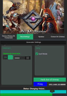 ВЗЛОМ Ace of Arenas. ЧИТ на монеты, кристаллы.