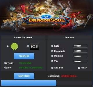ВЗЛОМ DragonSoul RPG. ЧИТ на кристаллы, энергия, золото.