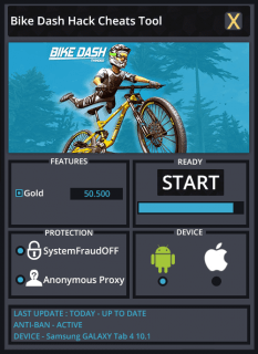 ВЗЛОМ Bike Dash. ЧИТ на золотые монеты.