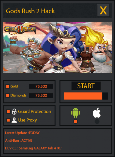 ВЗЛОМ Gods Rush 2. ЧИТ на золото и алмазы.