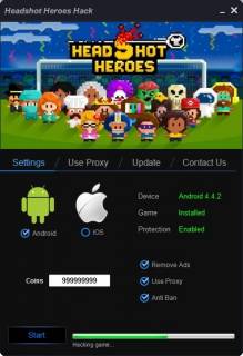 ВЗЛОМ Headshot Heroes. ЧИТ на золото.