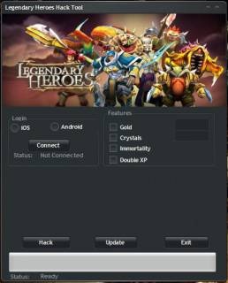 ВЗЛОМ Legendary Heroes. ЧИТ на золото, кристаллы, опыт и жизни.