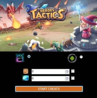 ВЗЛОМ Heroes Tactics: PvP-стратегия. ЧИТ на золотые монеты и кристаллы.