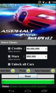 ВЗЛОМ Asphalt Nitro. ЧИТ на деньги, звезды и машины.