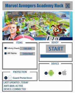 Чит на MARVEL Avengers Academy