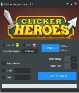 ВЗЛОМ Clicker Heroes. ЧИТ на золотые монеты.