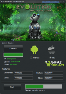 Чит на  игры Эволюция: Битва за Утопию