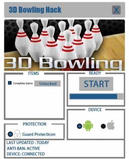 ЧИТ Боулинг 3D Bowling