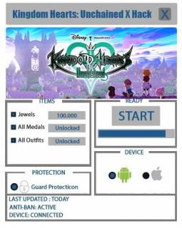 ВЗЛОМ KINGDOM HEARTS Unchained X