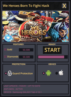 ЧИТ We Heroes - Born to Fight