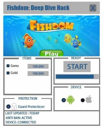Чит для Fishdom